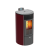 KALOR Pelletkamin Redonda Glas - Mod 12 | Bordeauxrot | 8,7 kW
