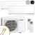 MITSUBISHI | Klima-Set MXZ/MSZ-EF | 1,8 kW + 2,5 kW | Quick-Connect