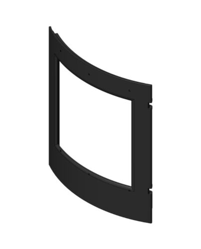 TermaTech | Guss-Türrahmen für Kaminöfen TT80/TT80S | Schwarz