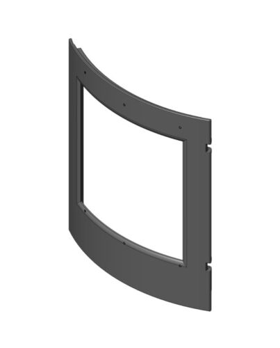 TermaTech | Guss-Türrahmen für Kaminöfen TT80/TT80S | Dunkelgrau