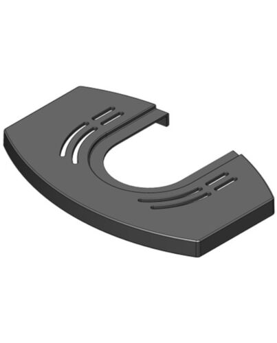TermaTech | Guss-Topplatte für Kaminöfen TT80/TT80S | Dunkelgrau