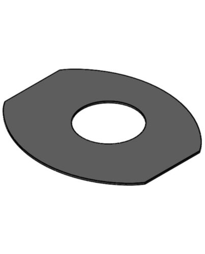 TermaTech | Topplatte aus Stahl für Kaminöfen TT20/TT20BAZIC | Dunkelgrau