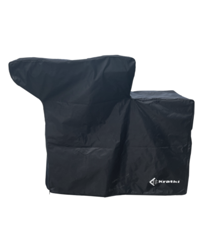 Kratki Schutzhülle Feuerschale Quadrum H | schwarz mit Kratki Logo weiß  ➔ www.klimaworld.com