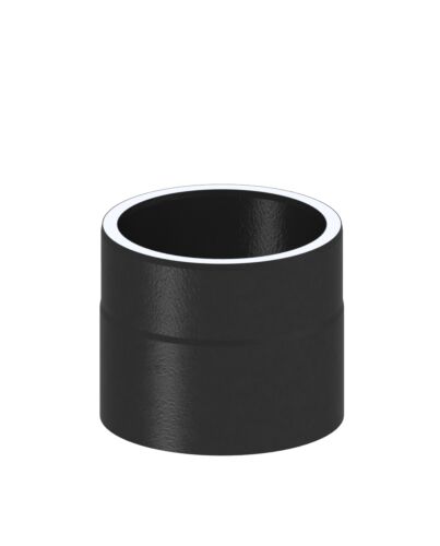 Jeremias Ofenrohr Längenelement 150mm | Schwarz