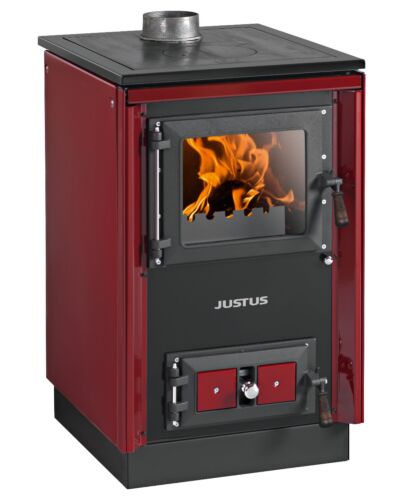 Justus Küchenofen Rustico-50 2.0 Bordeaux | Klimaworld.com