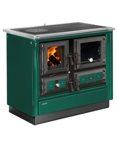 Justus Küchenofen Rustico-90 2.0 Grün | Klimaworld.com