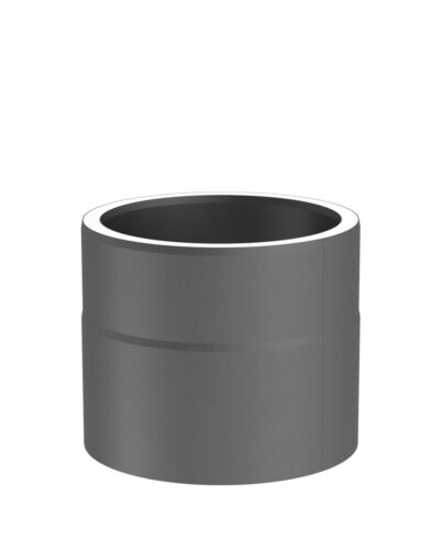 Jeremias Ofenrohr Längenelement 150mm | Gussgrau