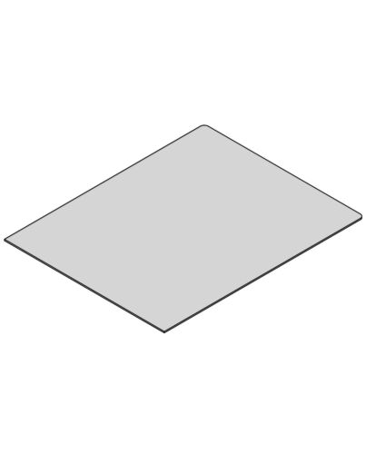 TermaTech | Bodenplatte Rechteck | 800×1000×6 mm | Glas