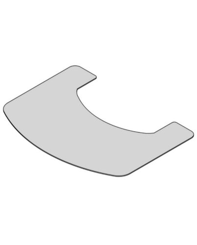 TermaTech | Form-Vorlegeglasplatte für Kaminofen TT22