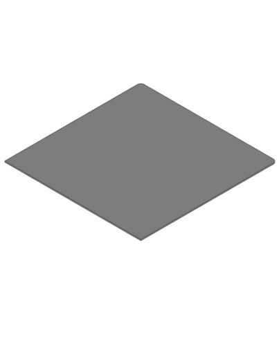 TermaTech | Bodenplatte Quadrat | 990×990×2 mm | Stahl | Hellgrau