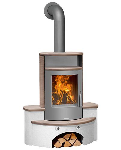 Justus Kaminofen Kaskade 2.0 Keramik Grappa | klimaworld.com