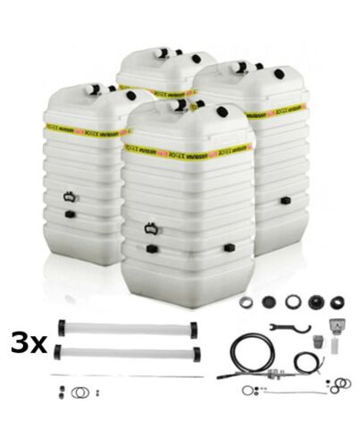 ROTEX Variosafe Heizöltank im Tank 4x1000 L + Grundpaket ANK+ 3xB2 VSF 