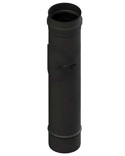 Pelletrohr Verbindungsleitung Längenelement 500mm DN 100mm mit Revision 