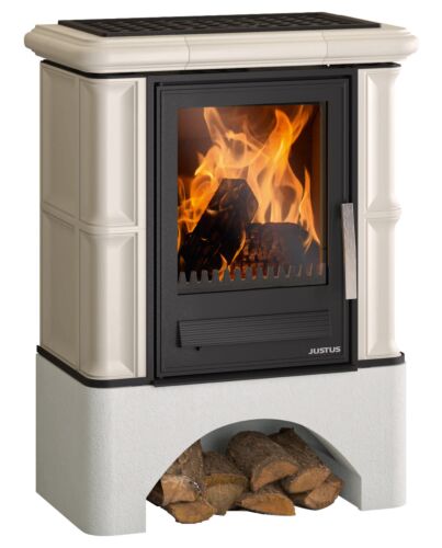 Justus Kaminofen Bavaria Ahorn Weiß | klimaworld.com