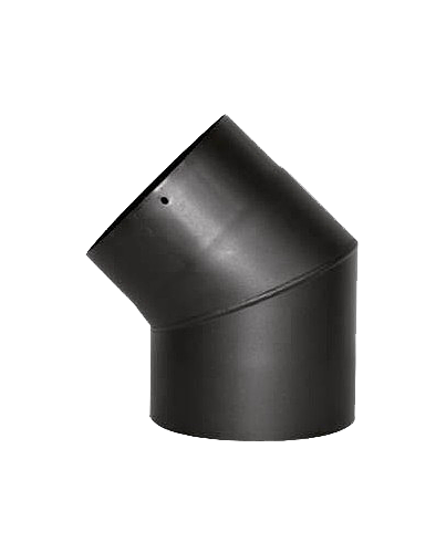 Justus | Rohrbogen 45° | Stahl Schwarz