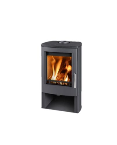 Thorma | Kaminofen | ALVESTA II | schwarz/stahl | 8 kW