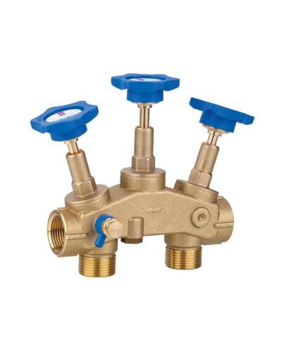 Anschluss-Block 1'' für Wasserenthärtungsanlagen | DN 25 | Klimaworld.com