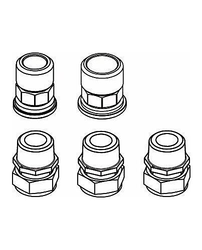 Set Anschlussnippel, für Direktanschluss 1HK ohne Anschlussset