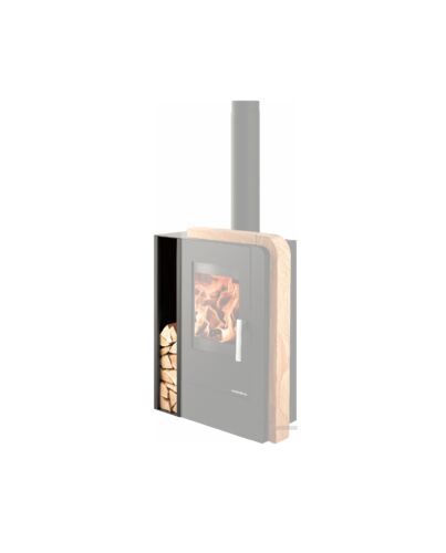 Haas+Sohn Holzlagerfach Aruba perl-schwarz