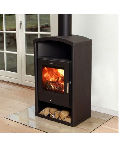 Warmuftkaminofen | Asgård 3 | Schwarz | 6 kW 