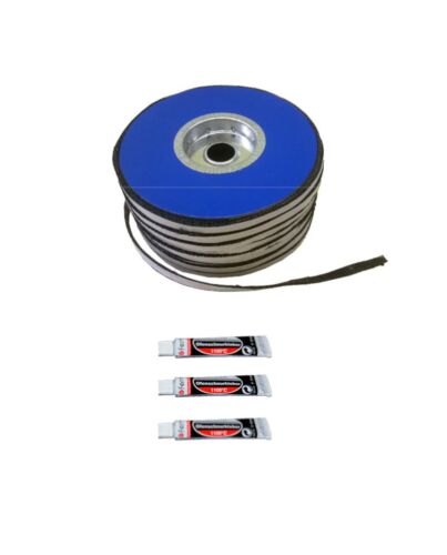 Fermit | Glasfaserband inkl. Kleber | grafitiert | 5 Meter