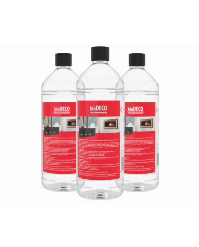 Kratki Bioethanol neutral | 3x1 Liter | BIO-DECO