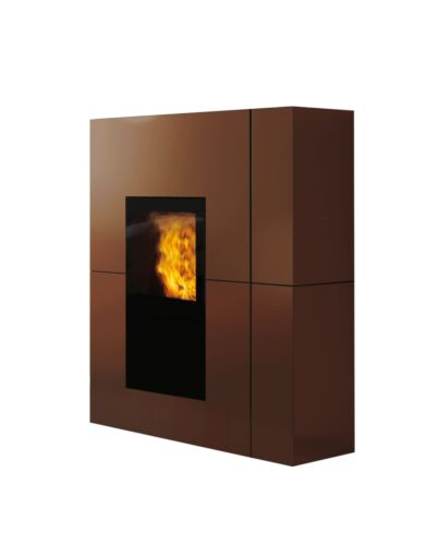 Edilkamin Pelletofen Blade | Stahl bronze