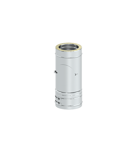 Längenelement mit Revision (mit Innen- und Außendeckel)