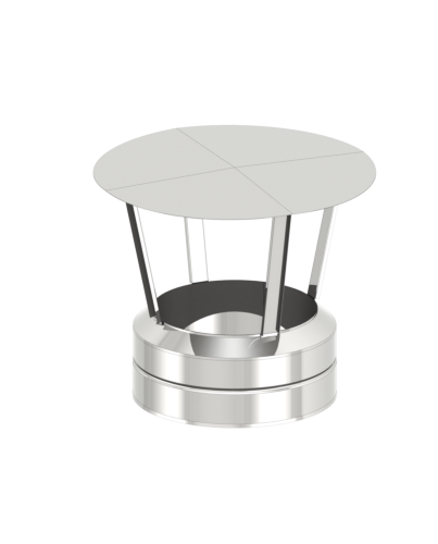 Regenhaube mit Mündungsabschluss