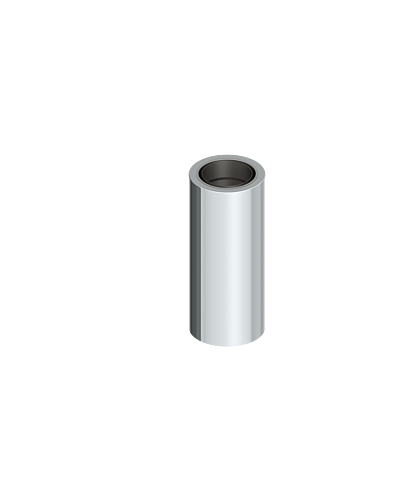 Längenelement 500 mm mit integriertem Wandfutter (kürzbar für Ferro)