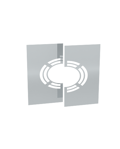 Jeremias Deckenblende für Hinterlüftung | 1°-65° | zweiteilig | Ø 300 mm