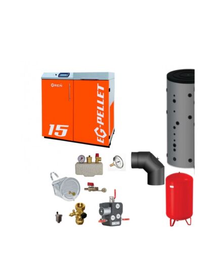 Pelletkessel EKOGREN EG-Pellet 15 kW | Komplettset 2