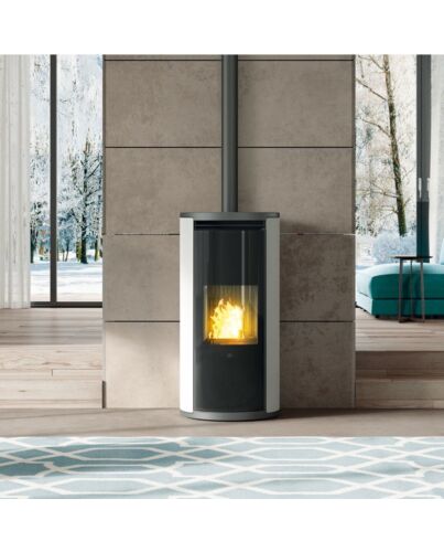 Edilkamin Pelletofen Evia | Glas+Stahl | 8,2 kW