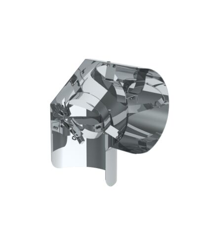 Strahlungsschutz Pellet Line Bogen 90° liegend | Ø80mm | unlackiert