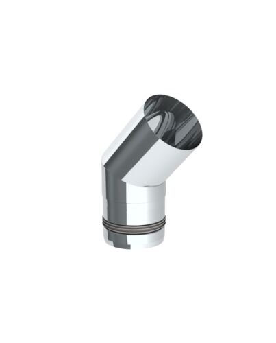 Jeremias | Winkel 45 Grad | starr | Ø 80mm | Unlackiert