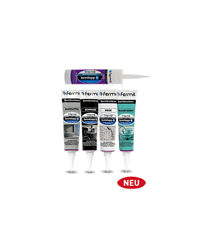 Fermitopp N Tube| Fermit| 310 ml Kartusche| grau-Manhattan