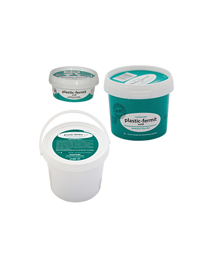 Plastic-Fermit-weiß 5 kg Eimer