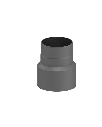 Ofenrohr/ Rauchrohr/ Reduzierung Ø 180-130mm, lackiert gussgrau