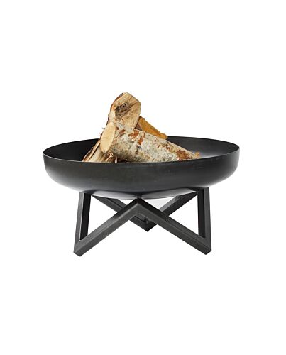 Gardener dekorative Feuerschale mit Zickzack-Beinen TF-FS 109-1 aus Rohstahl // Klimaworld.com