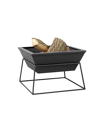 Gardener quadratische, abnehmbare Feuerschale | 50x50cm x H 30cm | TF-FS 115-1 | Klimaworld.com
