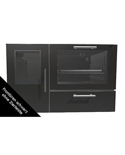 ohne Zierleiste Türen schwarz