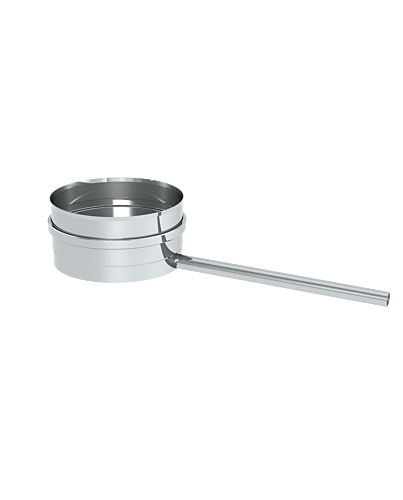 Kondensatschale mit Ablaufrohr l= 250mm, Ø 17 x 1,5 mm