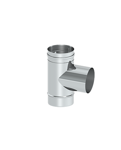 T-Anschluss 87° mit Wassernase Abgang l= 108 mm