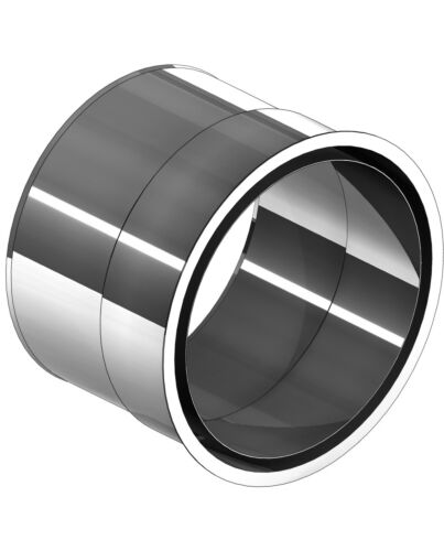 Wandfutter doppelt aus Edelstahl