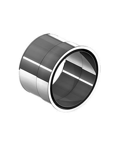 Wandfutter aus Edelstahl passend für 2 mm Ofenrohr