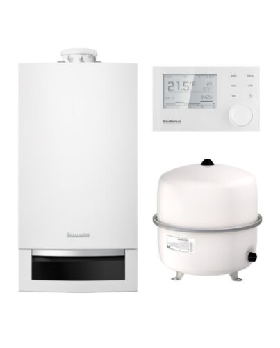 BUDERUS | Gas-Brennwertgerät-Set | Logaplus W22S | GB172-14 H | 14 kW