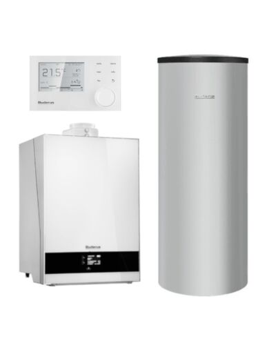 BUDERUS | Gas-Brennwertgerät-Set | Logaplus W50 | GB192i-25W | 25 kW