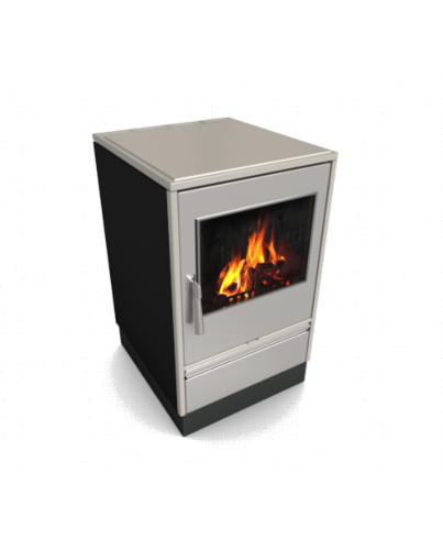 Glutos HHS 02 G Küchenherd mit Sichtscheibe in edelstahl 5,5 kW | klimaworld.com