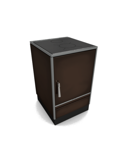 Glutos HH 02 S Küchenherd in braun 5,5 kW | klimaworld.com