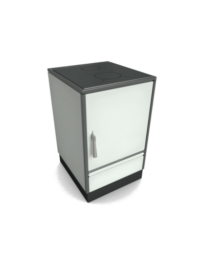 Glutos HH 02 S Küchenherd in weiß 5,5 kW | klimaworld.com